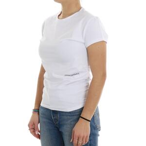 T-SHIRT ARRICCIATA BIANCO